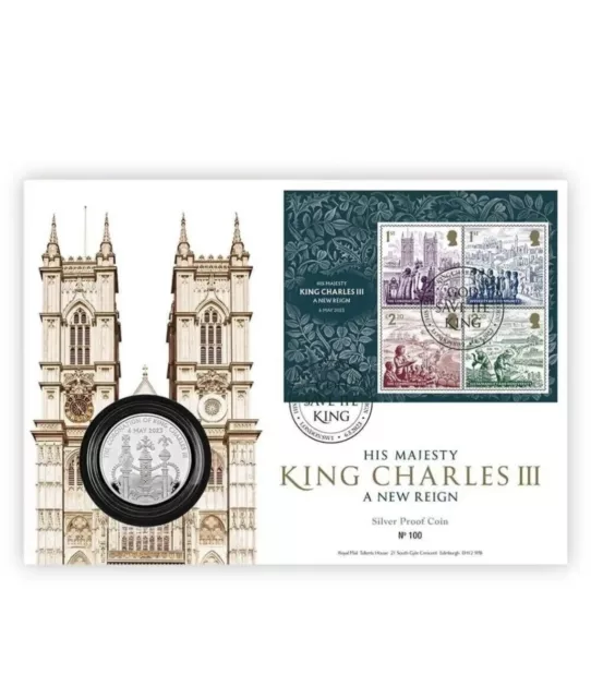 👑 King Charles III: A New Reign £5 Silver Proof Coin - Limited Edition 1500