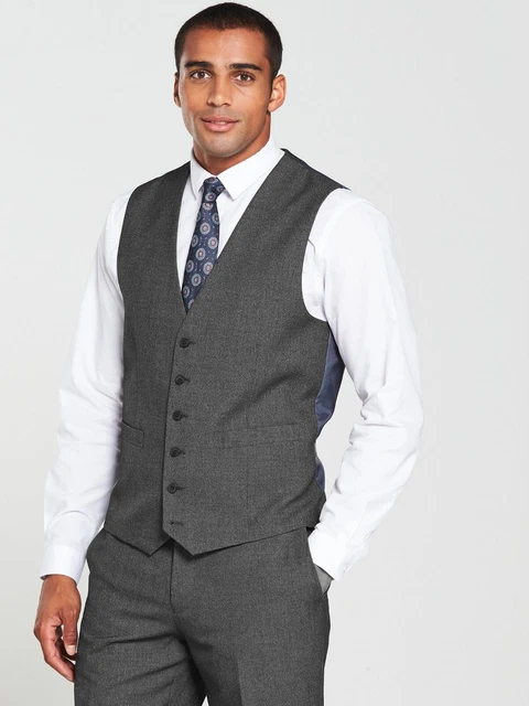 Mens Ex Hire Skopes Harcourt Grey Suit Waistcoat
