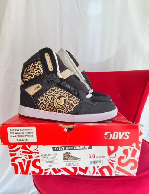 DVS shoes Honcho leopard femme, fille, petite taille, baskets montantes, skate