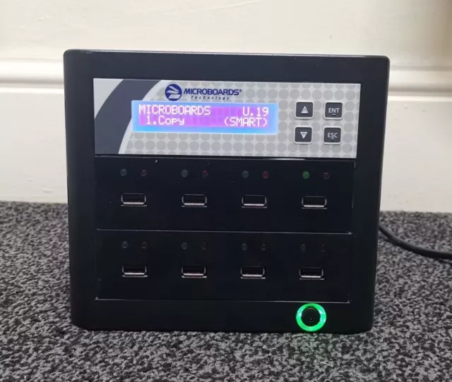 Microboards CFD-USB-07 High Speed 1:7 USB Flash Duplicator Machine  POWERS ON