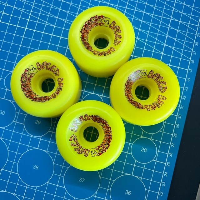 Roues Skate Slimeball 55mm 98A Santa Cruz OG - Vintage Années 80/90 - Neuf Sous Blister