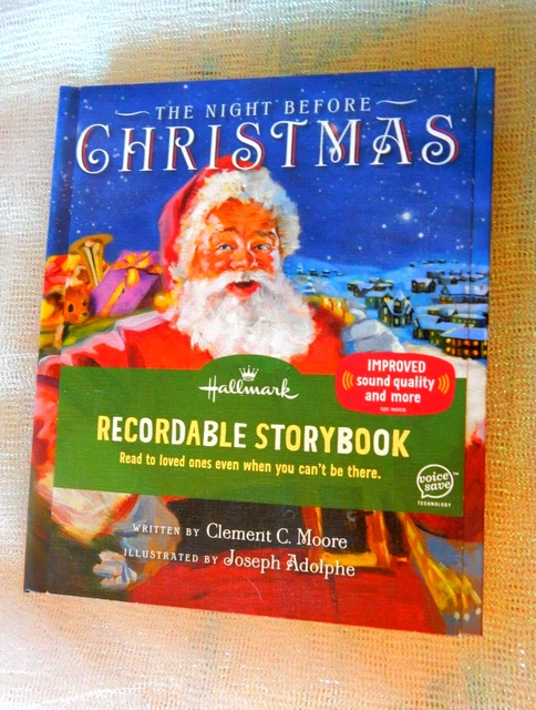 The Night Before Christmas Recordable Story Book Hallmark 2009 The Night Before Christmas Recordable Story Book Hallmark 2009