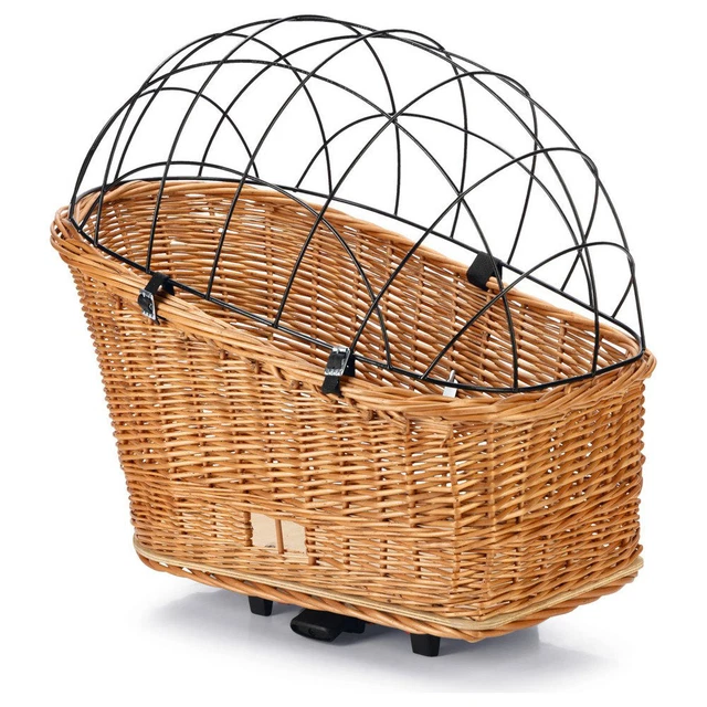 Cesta de bicicleta Beeztees para portaequipajes incl. cubierta de rejilla pasto, PVP 122,95 EUR