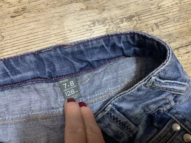 PACCHETTO ABBIGLIAMENTO Gonne Denim Ragazze Età 8 A 9 Anni Top Cardigan Jogger 3