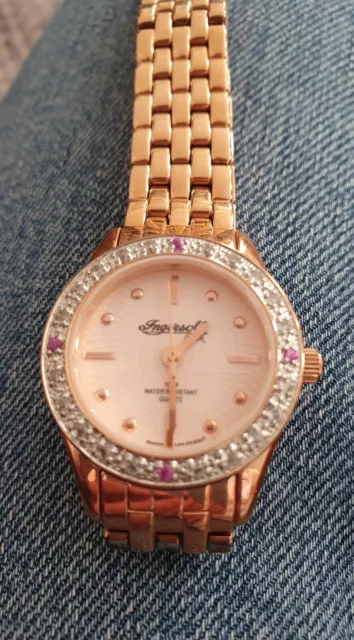 Ingersoll rose deals gold watch
