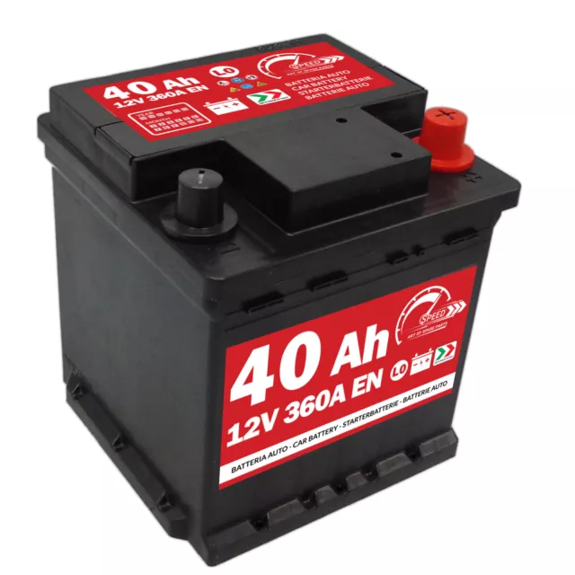 SPEED 12V 40 Ah 360A/EN L0 Autobatterie-Starterbatterie ersetzt 36Ah 40Ah  45Ah EUR 99,89 - PicClick FR