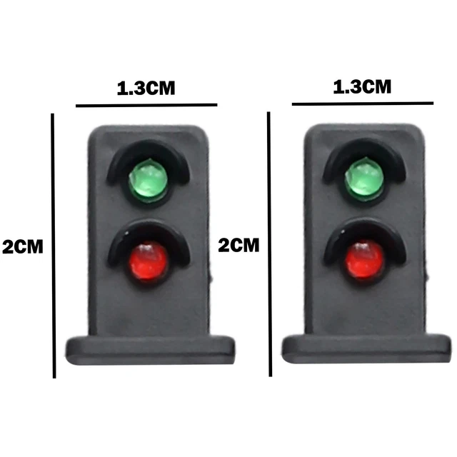 Signaux de voie modélisme ferroviaire bloc 20mA 9V à 12V vert rouge haute qual