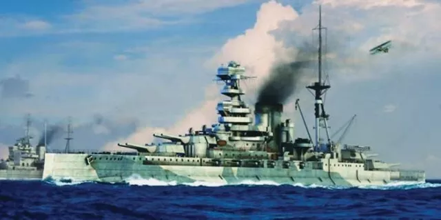 Trumpeter Model kit 1/700 WWII HMS Barham Battleship 1941