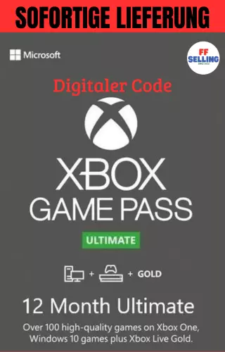 XBOX Game Pass Ultimate + XBOX LIVE GOLD - 12 mesi - codice digitale - globale