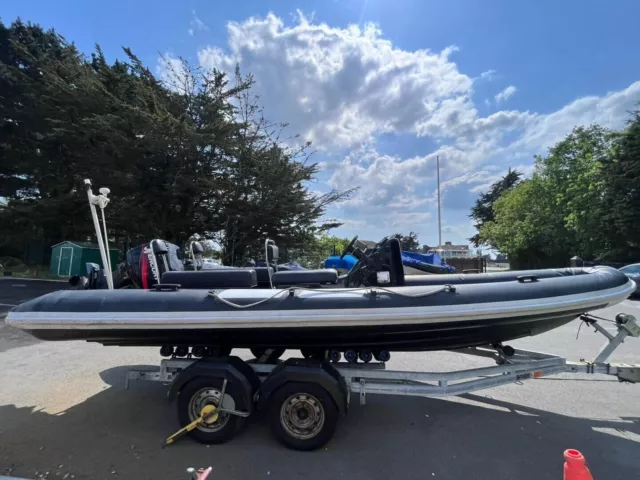 6.1m Hypalon Rib Boat For Sale - Aquaflyte 90HP