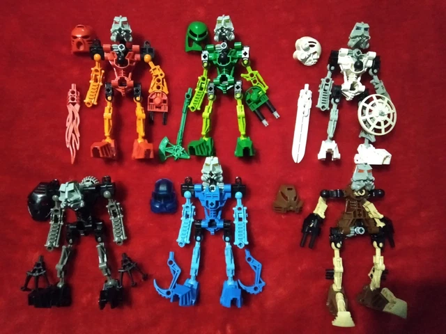 LEGO BIONICLE Toa Mata Tahu, Lewa, Kopaka, Onua, Gali and Pohatu - Main Image