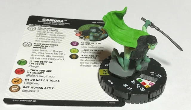 GAMORA 047A War of the Realms Marvel HeroClix Super Rare
