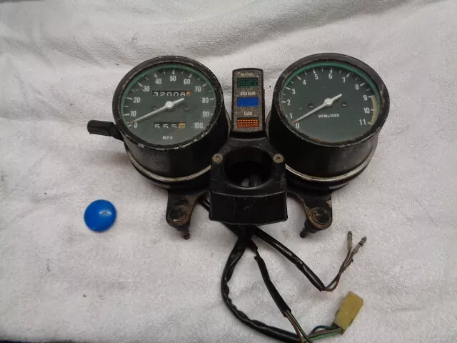 Kawasaki Z250C Nippon Seiki Japan Speedo Tacho Speedometer Clockset Dash