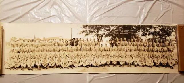 Rare WWII 29th Division - 175th Infantry Regiment - Co. A - Yard Long 1941 Photo