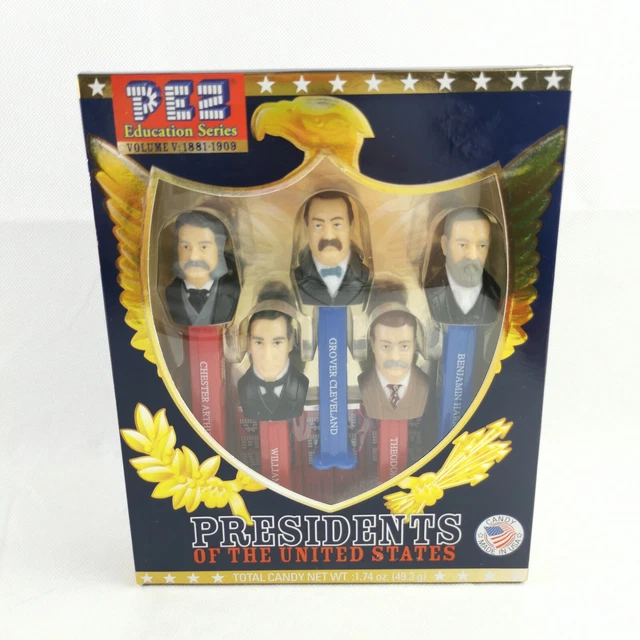 PEZ Education Series Volume V 1881-1909 Presidents Of The United States USA PEZ Education Series Volume V 1881-1909 Presidents Of The United States USA