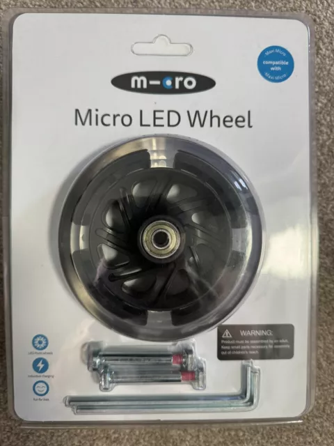 Maxi Micro Scooter LED Front Wheels Clear