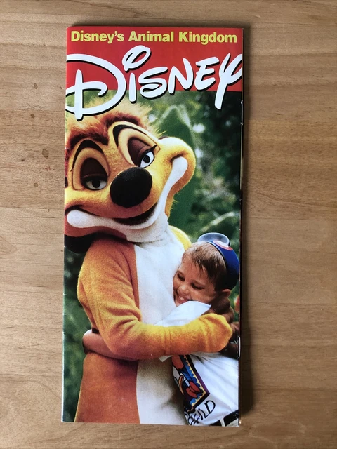 DISNEY WORLD ANIMAL KINGDOM PARK GUIDE BOOK MAP BROCHURE 2000 $20.00 ...