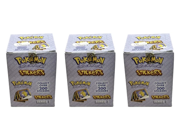 1999 Pokemon Artbox Factory Sealed Sticker Box - 30 Packs, 300 Stickers Total (Box Has Damage) 5 thumbnail image