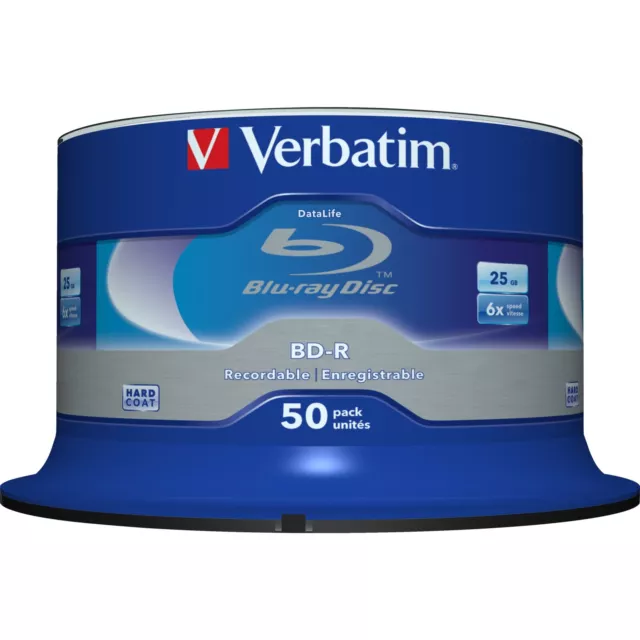 Verbatim BD-R 6x 25 GB DataLife Blu-ray-Rohlinge