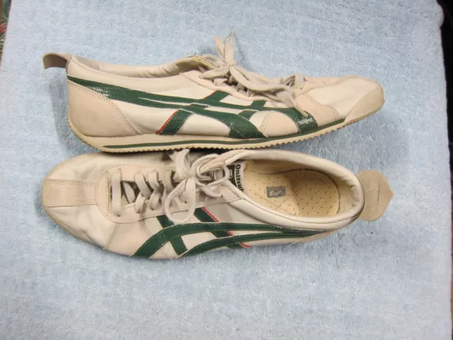 VINTAGE LEATHER TIGER ONITSUKA ASICS Fencing Sneakers Shoes Trainers 11 47.89 PicClick UK