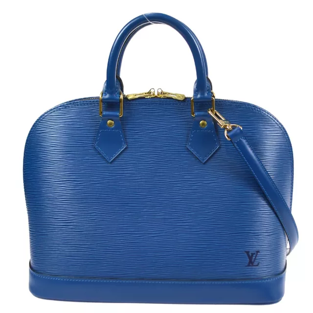 Louis Vuitton 1991 Blue LV Cup Sac San Diego Crossbody Bag 96lz425s