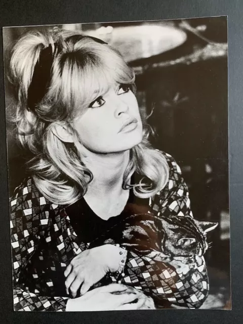 BRIGITTE BARDOT - Rare VINTAGE Original Press Photo