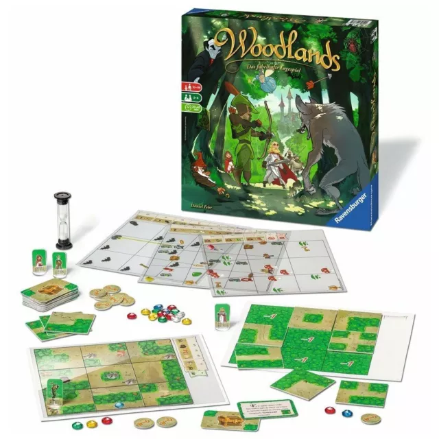 WOODLANDS - Das Fabelhafte Legespiel - Ravensburger 26777 - DEUTSCH - NEU