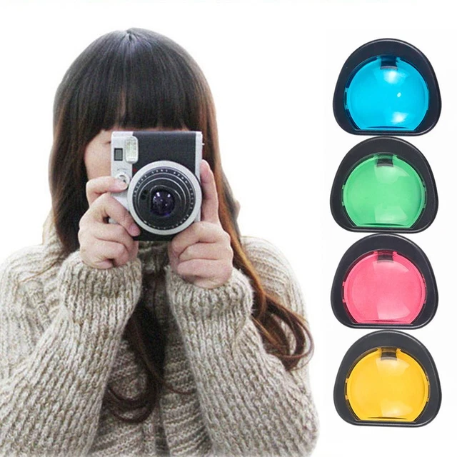 Accesorios fotográficos espejo filtro colorido para Instax Mini90