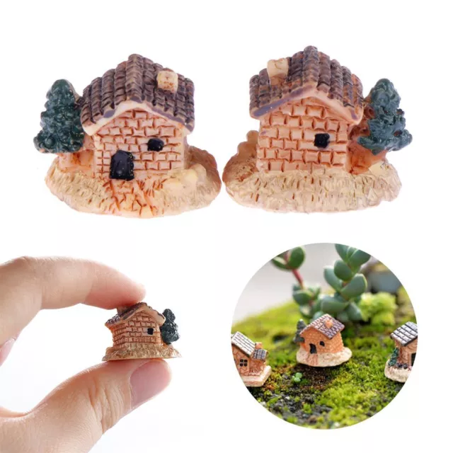 Home Dekor Figuren & Miniaturen Mikro Landschaft Kleines Haus Moss Cottages