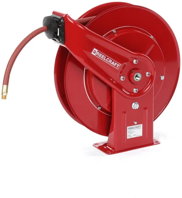 Reelcraft 7650 Heavy Duty Spring Retractable Hose Reel