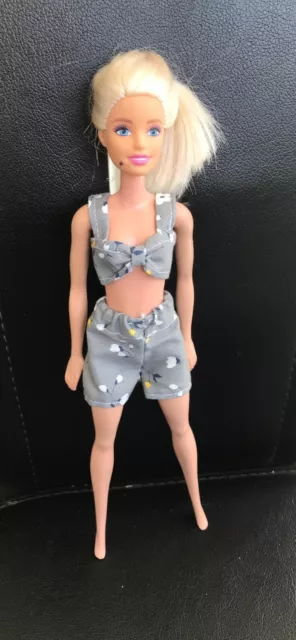 Shorts & Matching Bikini Top  - To Fit Barbie Size Doll (#1242)