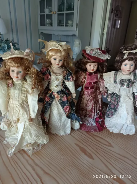 Muñecas de sales loza antiguas