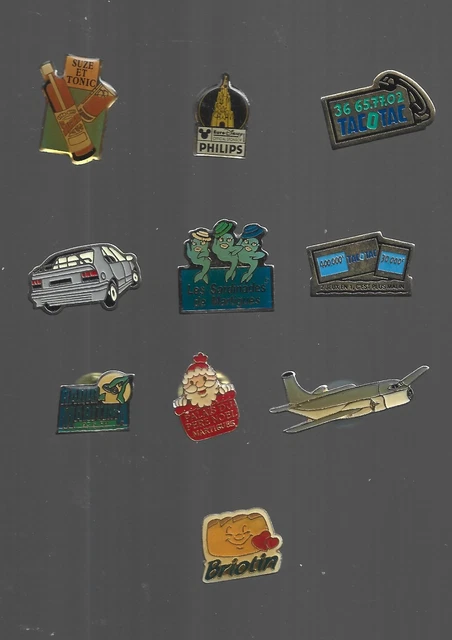 Lot de 2 pin's publicitaires POINT P