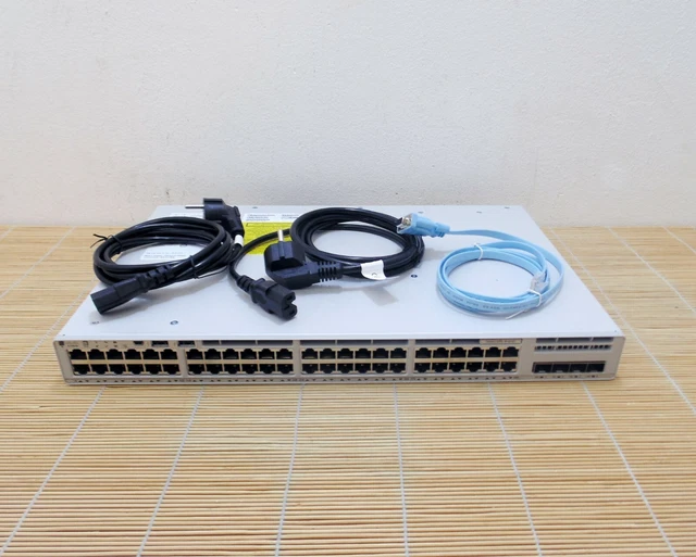 CISCO C9200L-48T-4X-E CATALYST 9200L 48-port Data 4x10G uplink Network ...