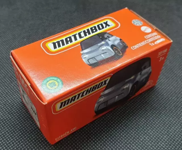 MATCHBOX 2023 CITROEN Ami Diecast Car Power Grab Box New £5.93