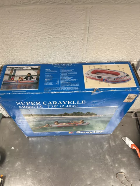 Sevylor Super Caravelle XR66GTX 3 Person Boat. New/Open Box 3