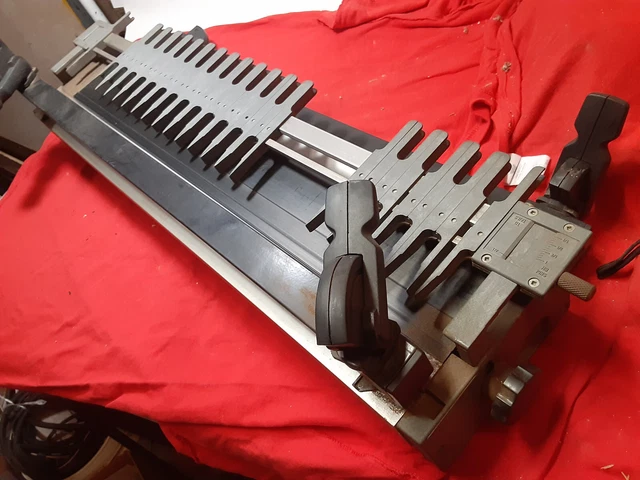 24" Leigh Dovetail Jig Md D-1258R24 with CAM ACTION SPEED CLAMPS  PICK UP SO CAL
