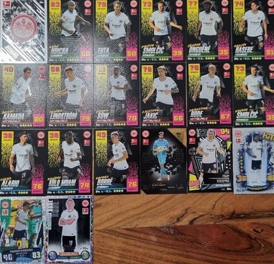 TOPPS MATCH ATTAX Bundesliga 2022 2023 alle 20 Karten Eintracht