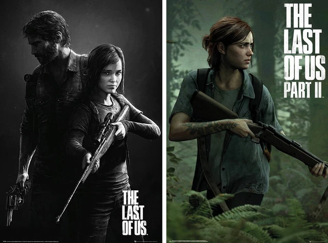 Set di 2 Posters The Last of Us Part 1 & 2 61 x 91,5 cm