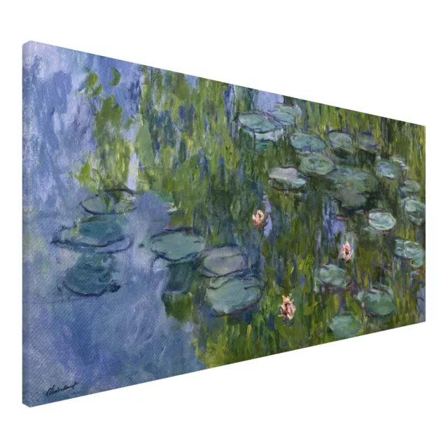 Leinwandbild Wandbild Bild Canvas Kunst Claude Monet Seerosen (Nympheas)