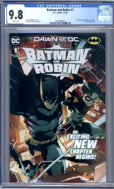 Batman and Robin #1   1st Appearance of Shush Wraparound Cover 1st Print CGC 9.8