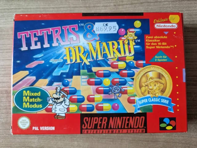 Tetris & Dr. Mario - SNES - OVP