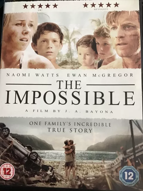 The Impossible DVD Drama (2013) Ewan McGregor Quality Guaranteed Amazing Value