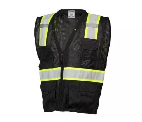 Kishigo EV B100 Safety Vest | Black | 2X-Large/3X-Large