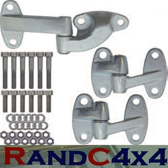 Stainless Steel Rear Door Hinge Bolt Kit For Land Rover Defender 90, 110 & Series - Classic Fit