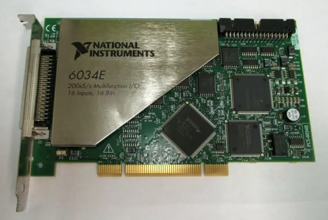 National Instruments PCI-6034E NI DAQ Card 16 bit Analog Input Multifunction