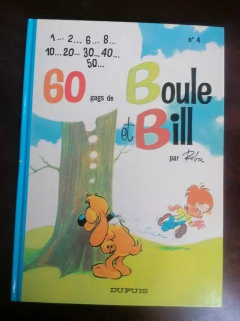 Vintage Comicbuch, Nr. 4 - 60 Gags De Boule Et Bill von Roba. (Hardcover) 1967