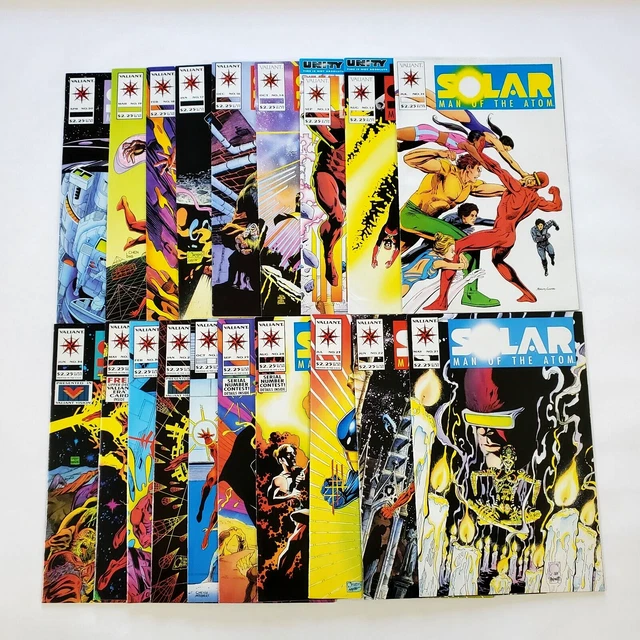 Solar Man of the Atom 11-14 16-26 29 30 33 34 Valiant Comic Book Lot Run 1991