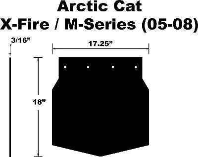 Proven Design Products Snow Flap for 2007-2008 Arctic Cat M8 EFI 153 Sno Pro