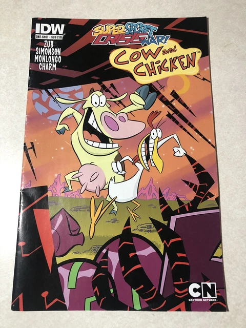 COW & CHICKEN Comic Book 2014 IDW #1 Super Secret Crisis War 1st Print Used NM